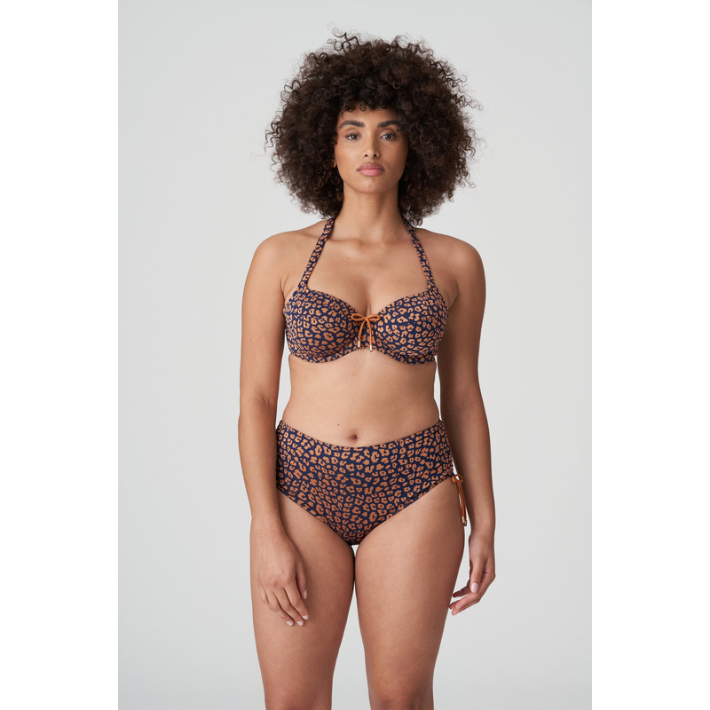 Bikinitop Met Beugel in het Water blue