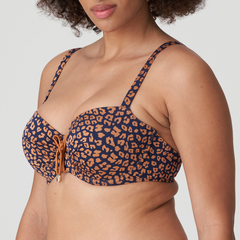 Voorgevormde Bikinitop in het Water blue