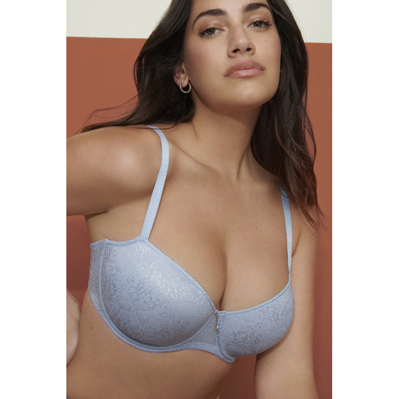 Voorgevormde Balconnet Bh en Pale Blue Voorgevormde Balconnet Bh en Pale Blue