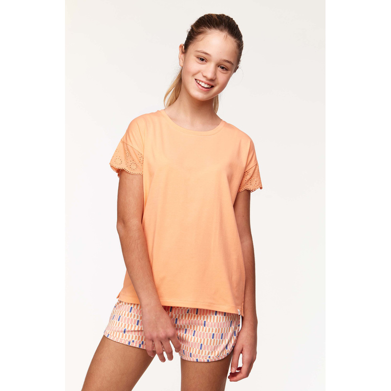 Meisjes Pyjama in het Oranje