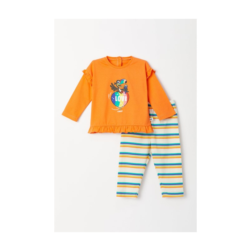 Meisjes Pyjama Baby in het Oranje