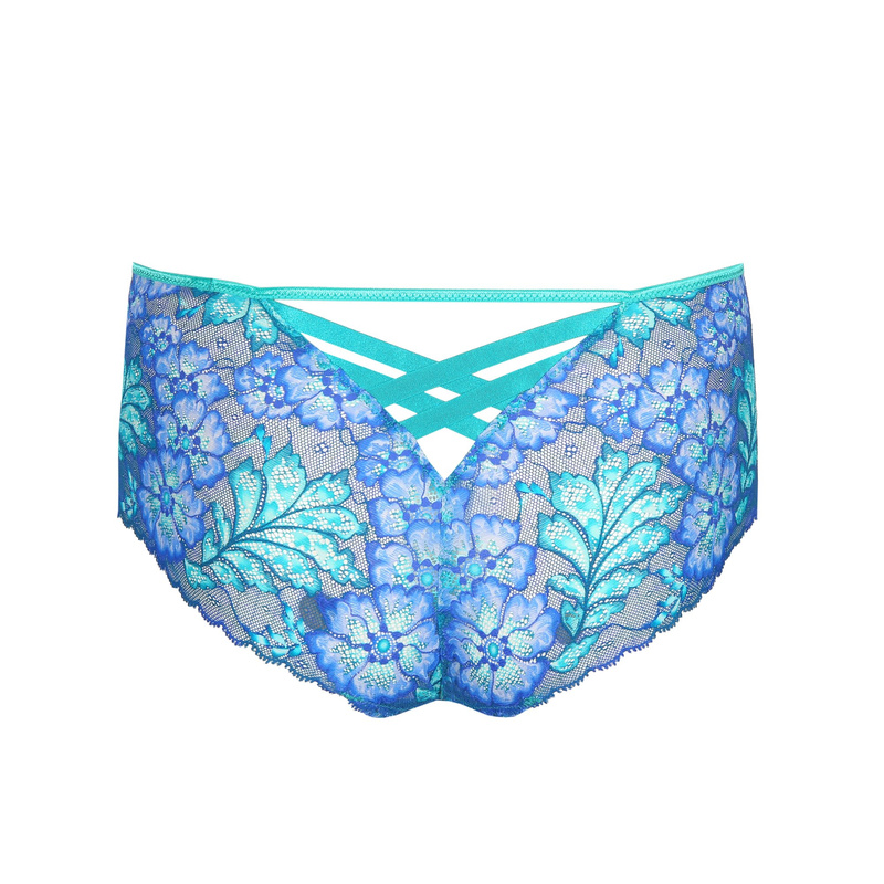 Hotpants in het Mermaid blue