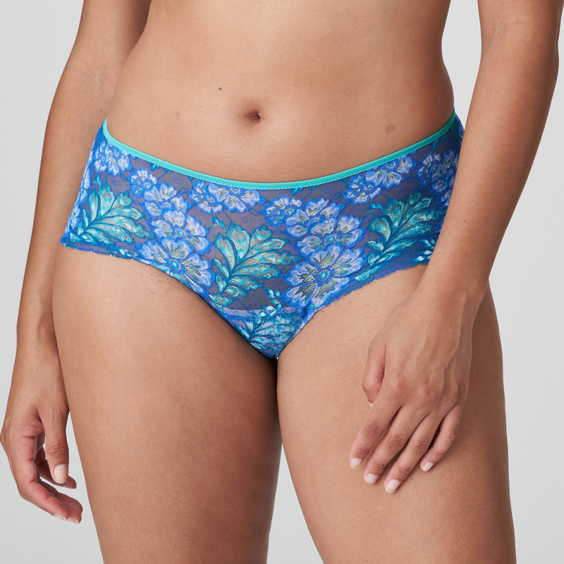 Hotpants in het Mermaid blue