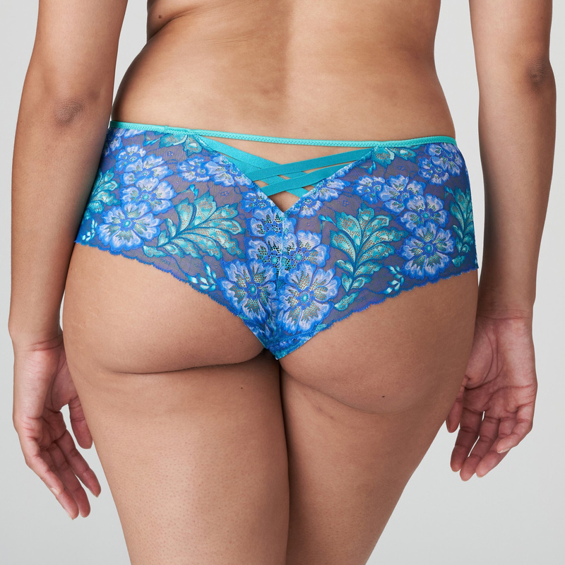 Hotpants in het Mermaid blue