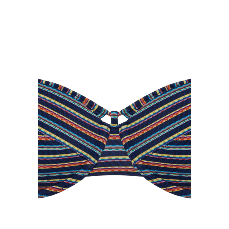 Voorgevormde Balconnet Bikinitop en Multicolor