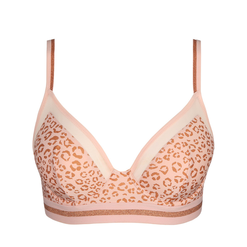 Plunge Bh Longline in het Pearly pink