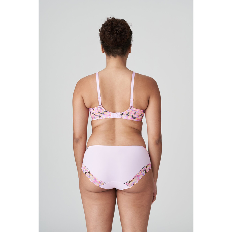Tailleslip in het Peony pink