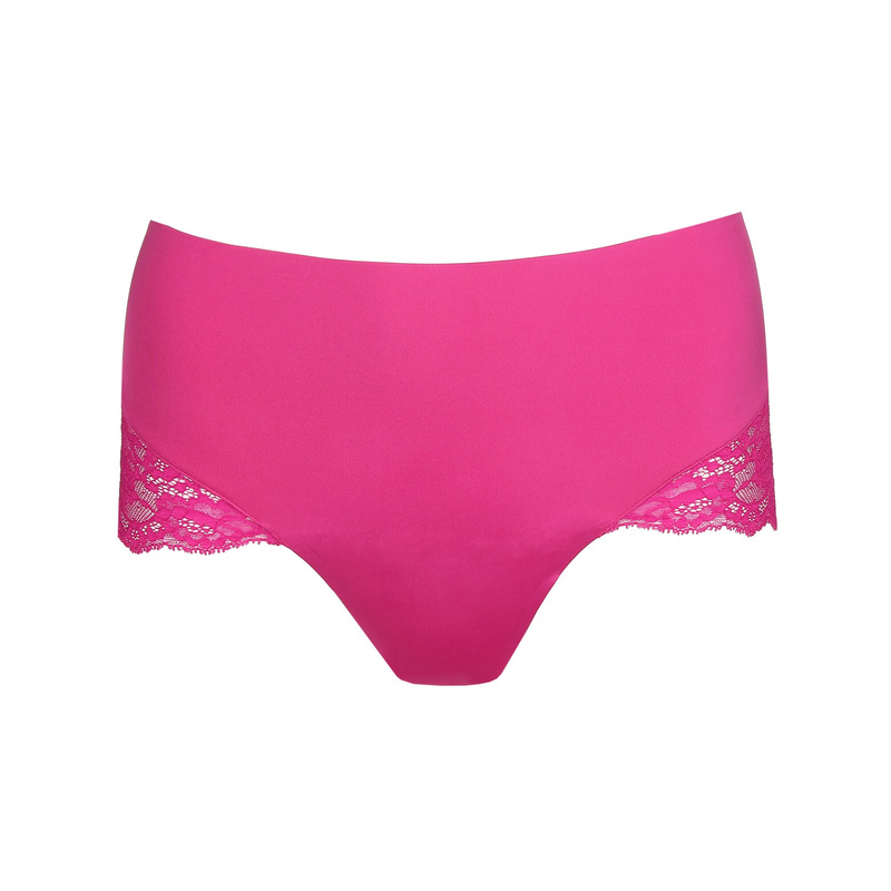 Corrigerende Tailleslip In Kant en Fuchsia fiesta