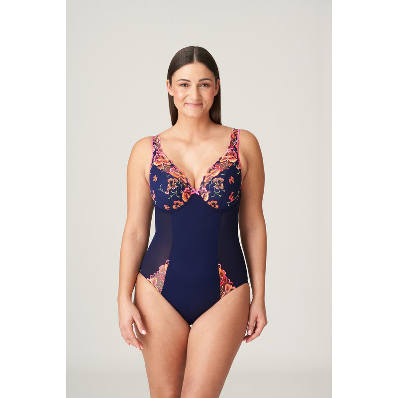 Plunge Body Halve Mousse Cups en Velvet blue