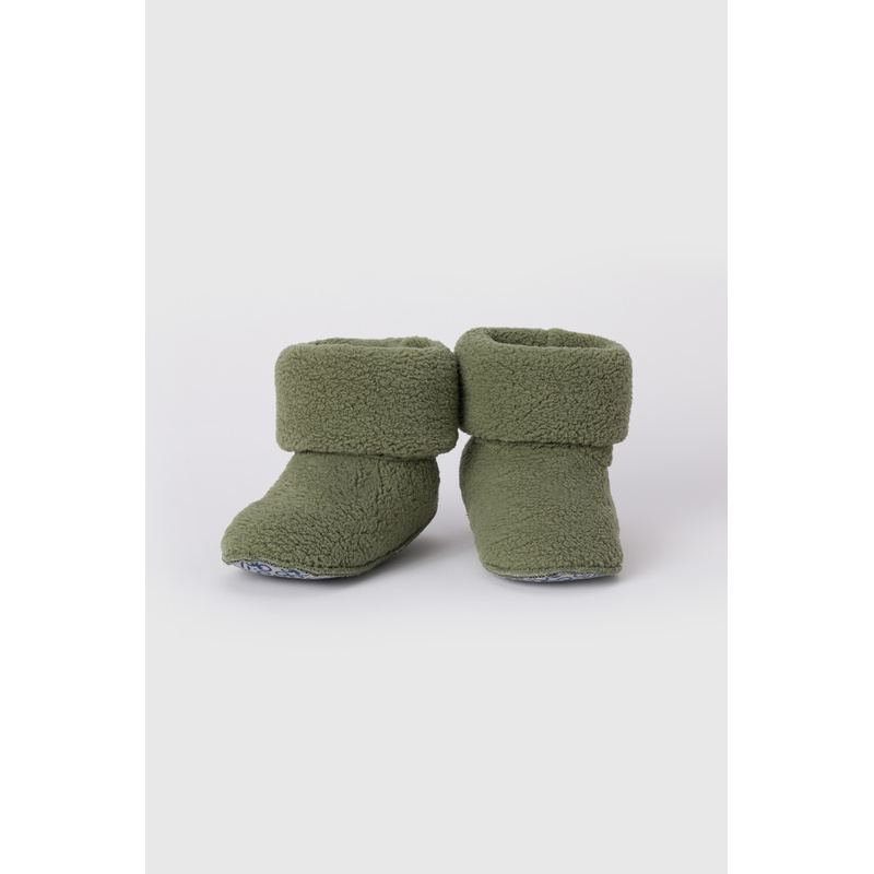 Pantoffels en Kaki