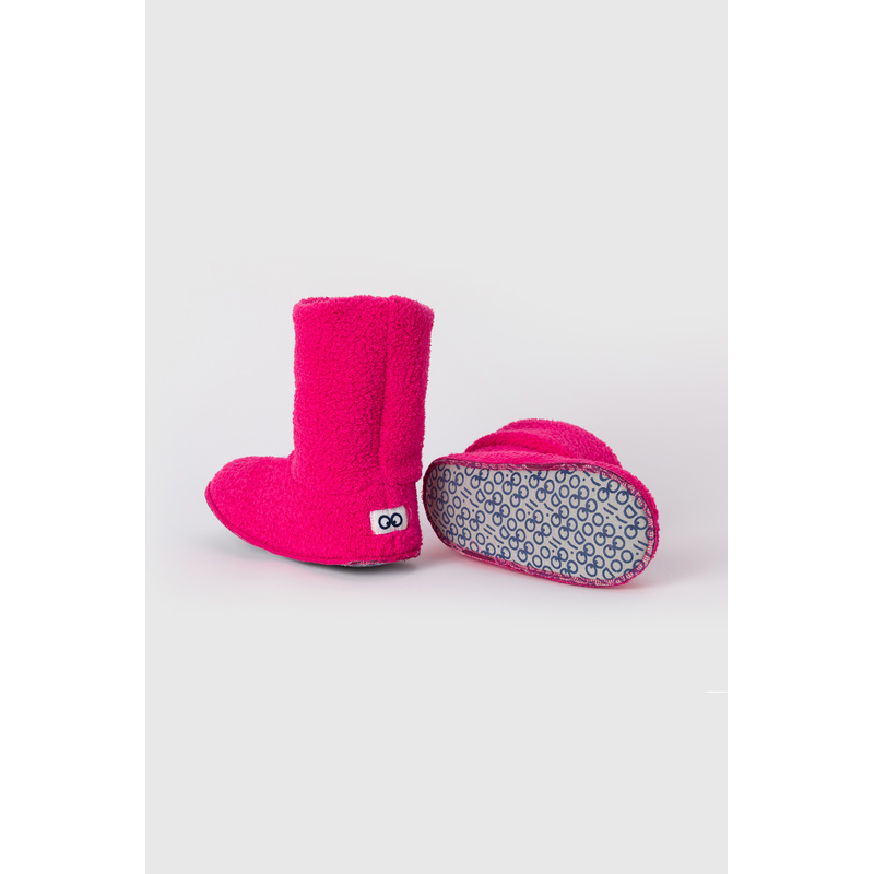 Pantoffels in het Fuchsia
