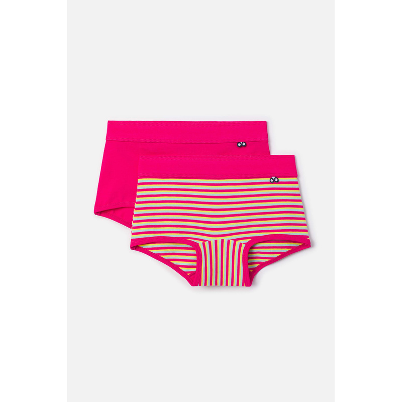 Meisjes Duopack Short in het Fuchsia