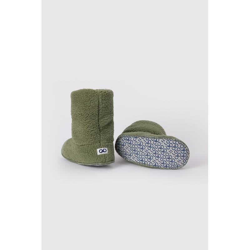 Pantoffels in het Kaki