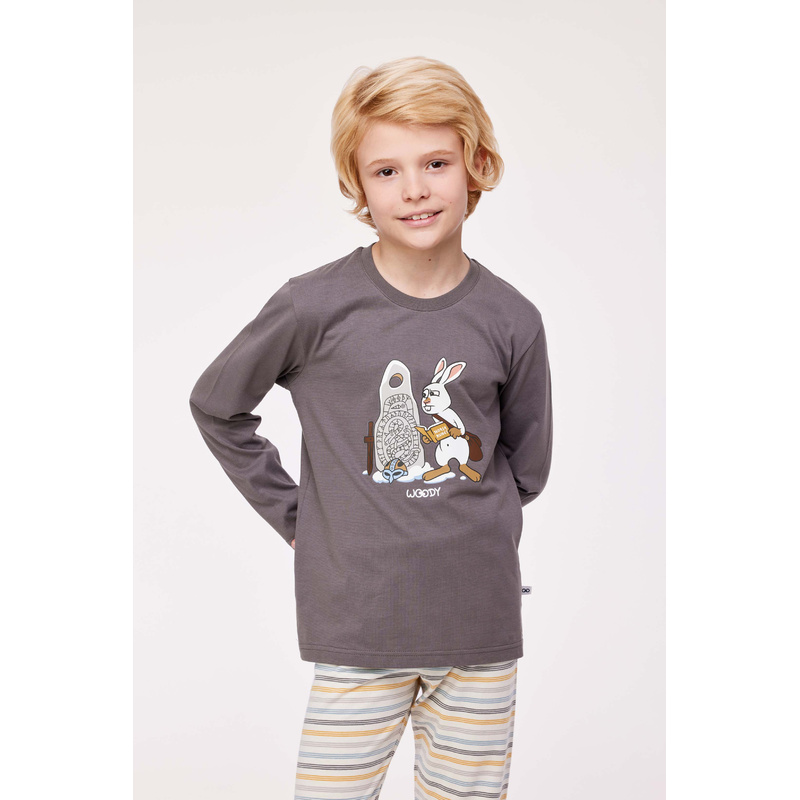 Pyjama Unisex en Donkergrijs