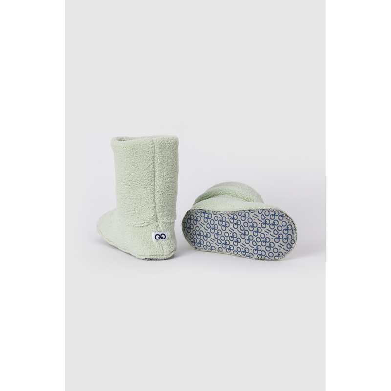 Pantoffels in het Pastelgroen Pantoffels in het Pastelgroen