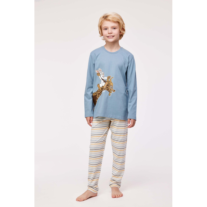 Pyjama Unisex in het Ijsblauw
