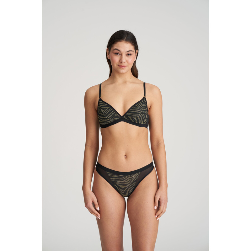 Voorgevormde Bralette in het Wild black