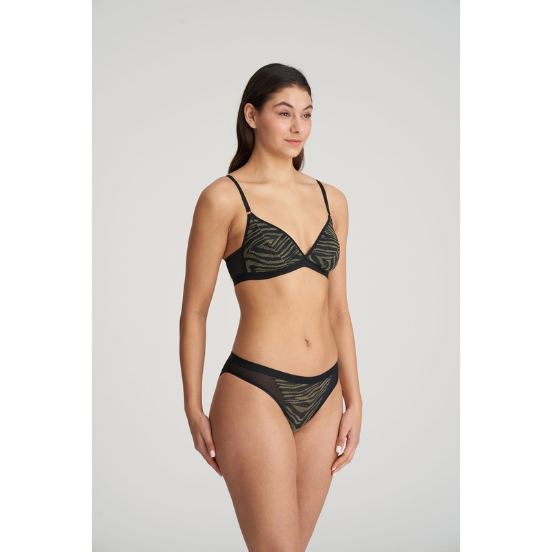 Voorgevormde Bralette in het Wild black