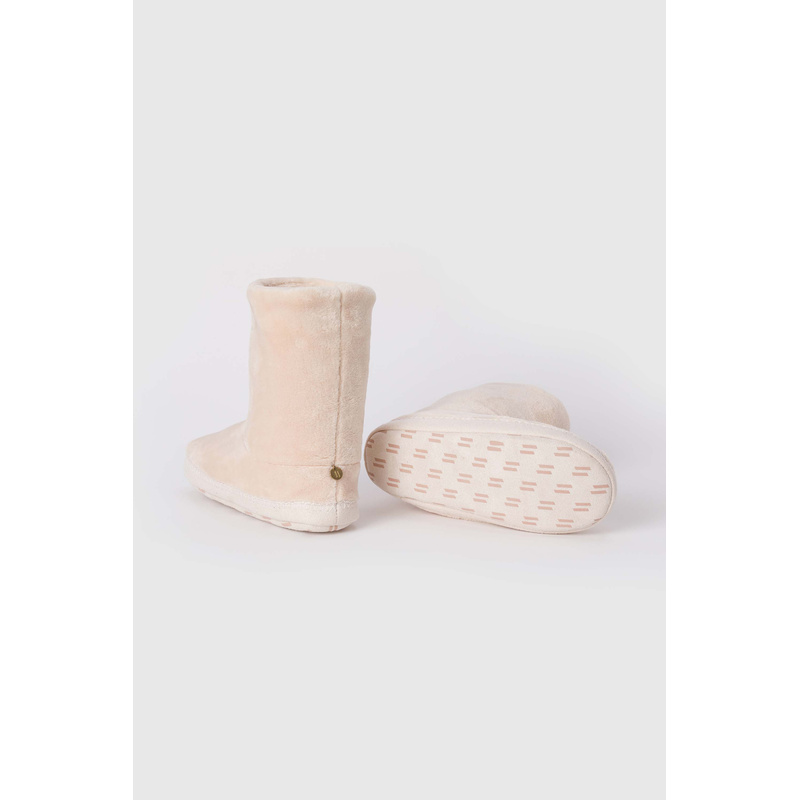 Pantoffels in het Beige