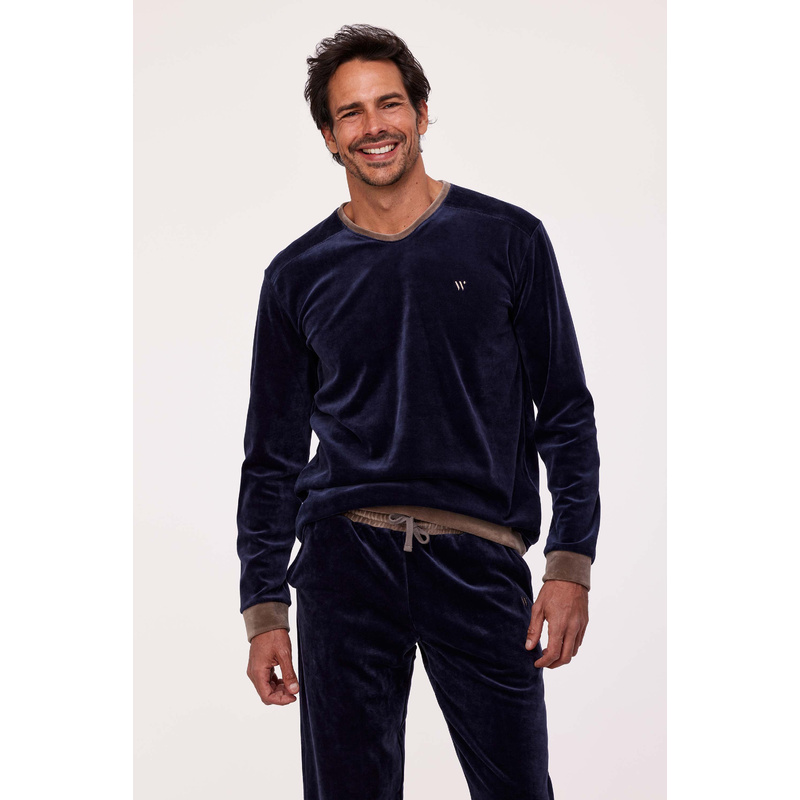 Pyjama in het Donkerblauw Pyjama in het Donkerblauw