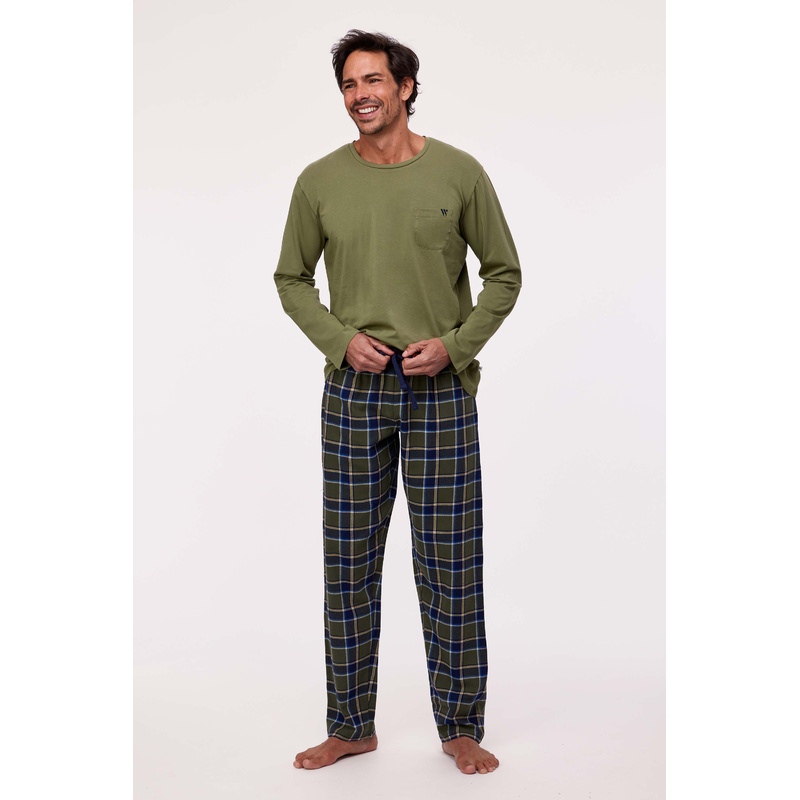 Pyjama in het Kaki