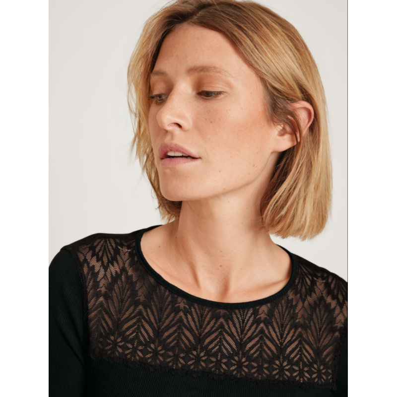 Hemdje Lange Mouw in het Zwart Hemdje Lange Mouw in het Zwart