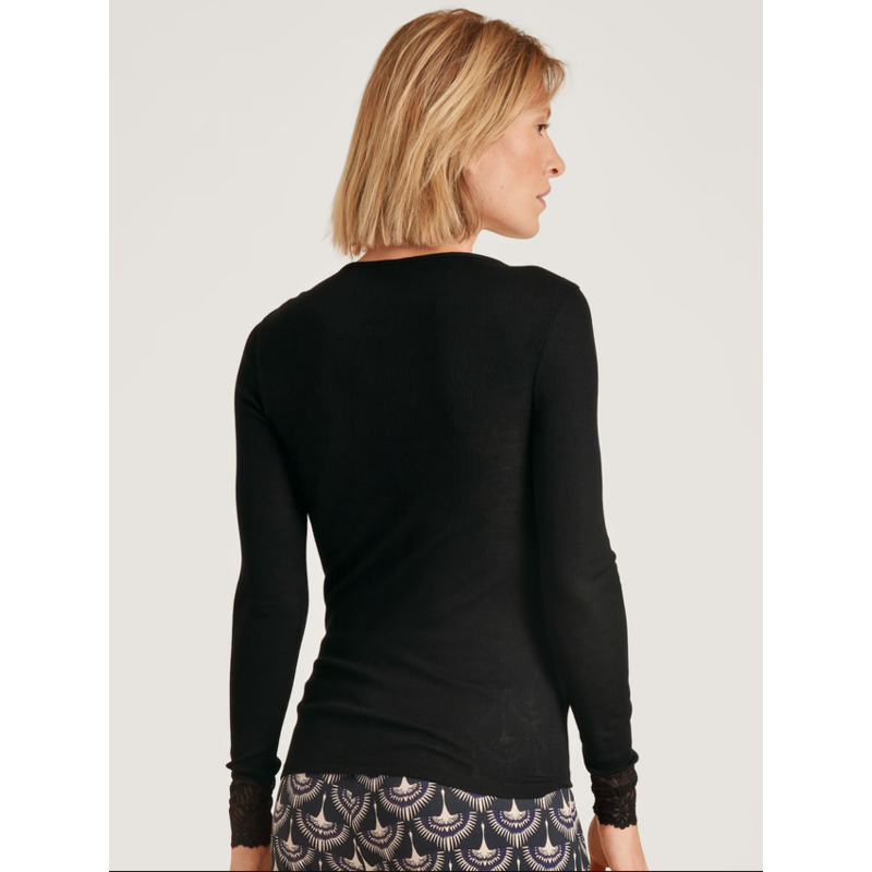 Hemdje Lange Mouw in het Zwart Hemdje Lange Mouw in het Zwart