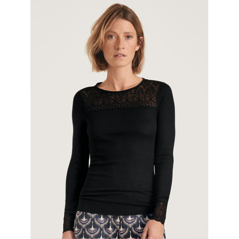 Hemdje Lange Mouw in het Zwart Hemdje Lange Mouw in het Zwart