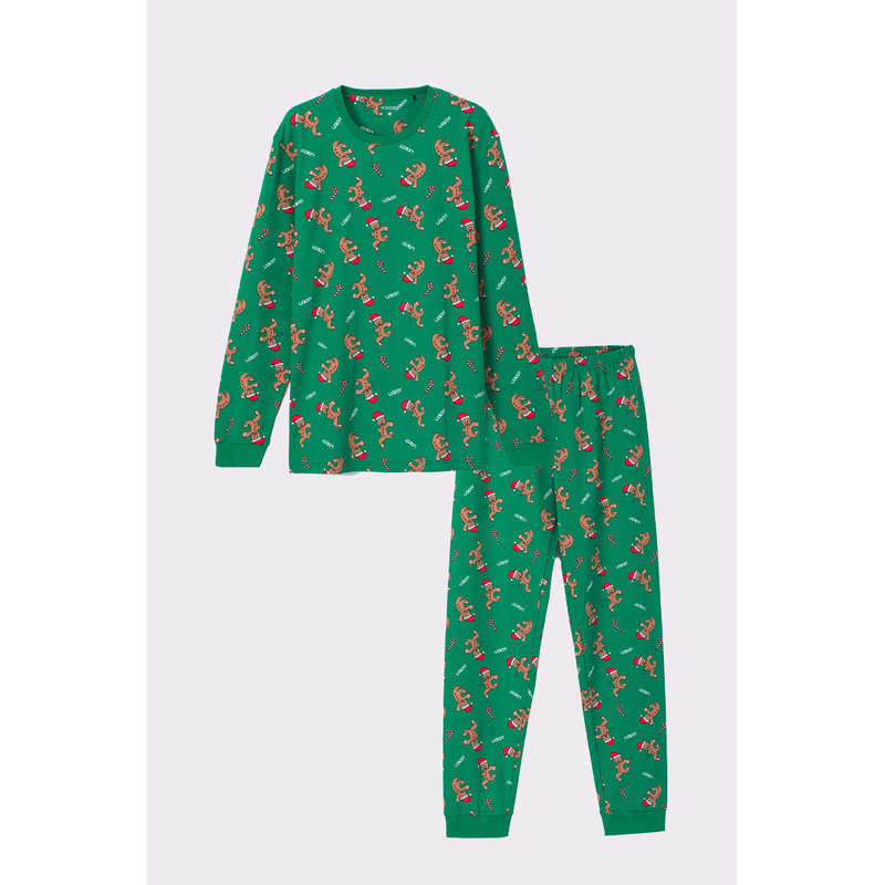 Heren Kerstpyjama in het Groen