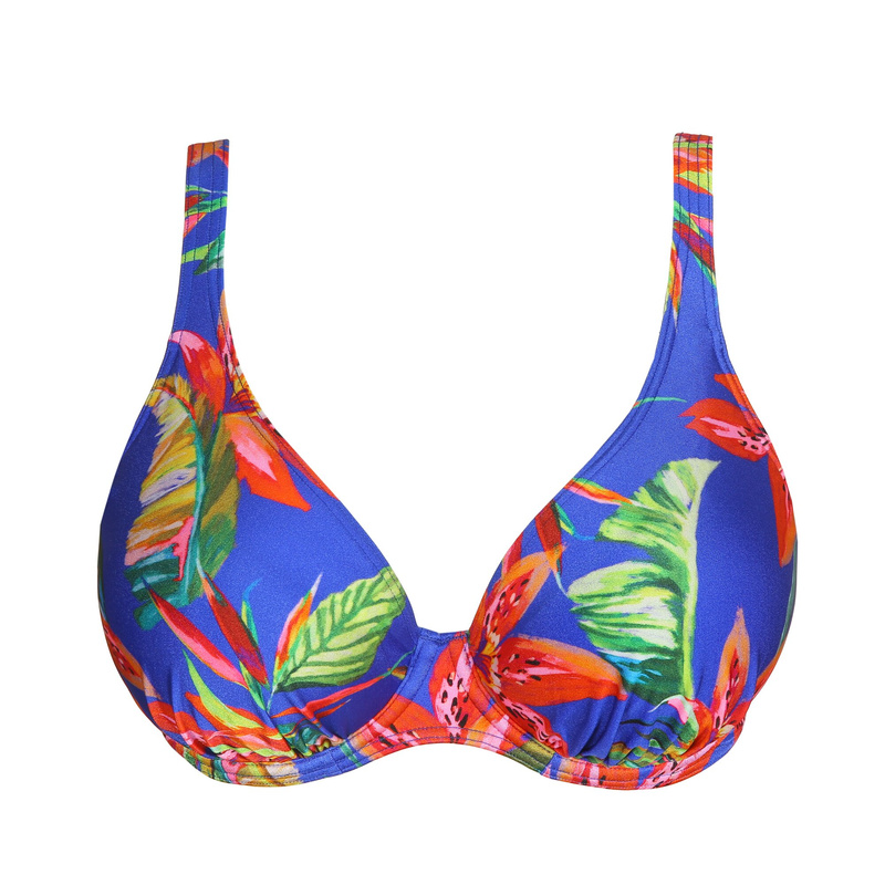 Plunge Bikini Halve Mousse Cups in het Tropical rainforest