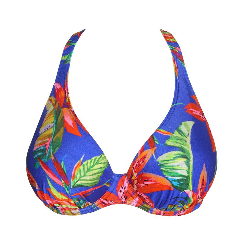 Plunge Bikini Halve Mousse Cups in het Tropical rainforest