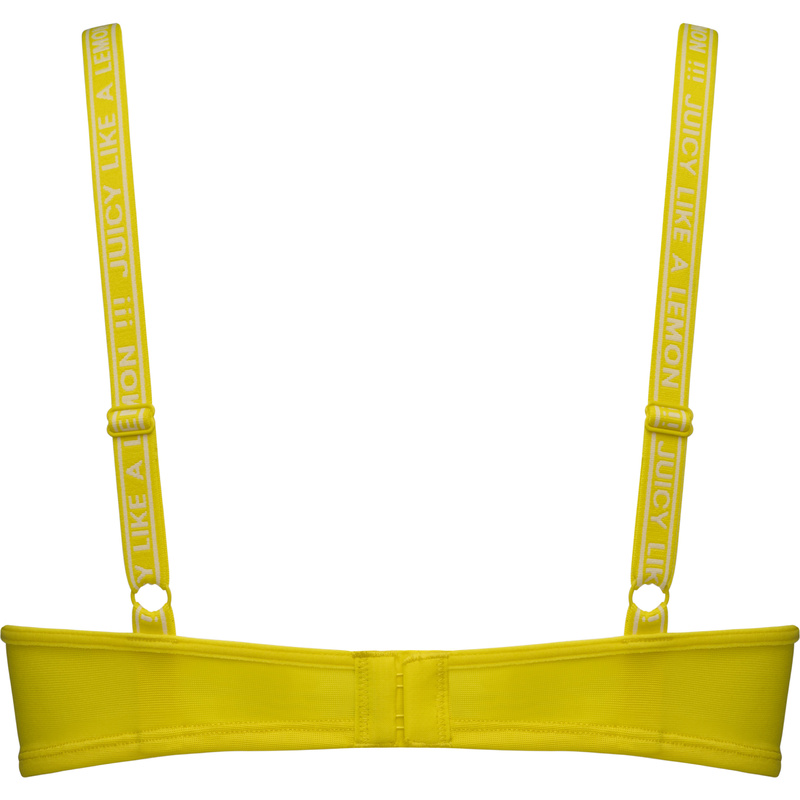 Voorgevormde Balconnet Met Beugel in het Citrus yellow lace Voorgevormde Balconnet Met Beugel in het Citrus yellow lace