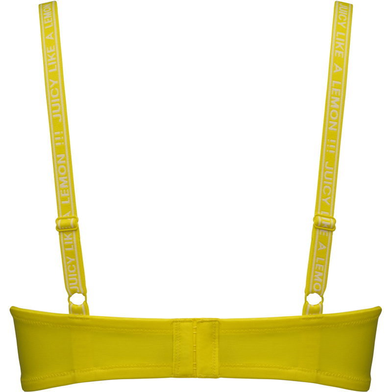 Voorgevormde Balconnet Met Beugel in het Citrus yellow lace Voorgevormde Balconnet Met Beugel in het Citrus yellow lace