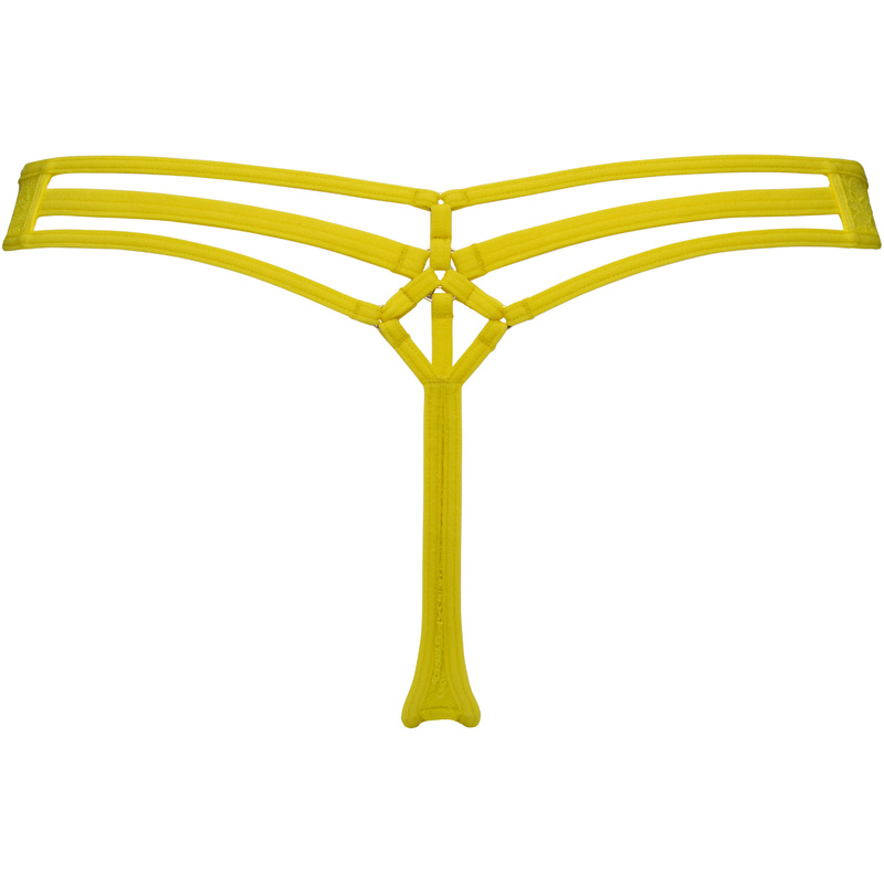 String in het Citrus yellow lace