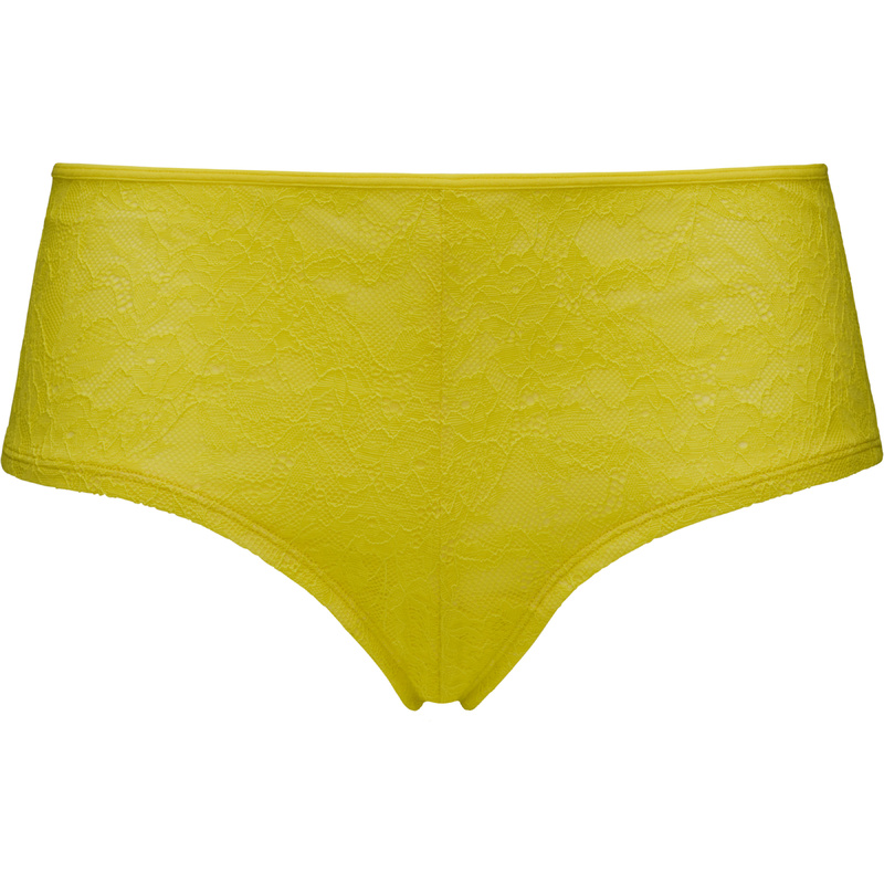 Short en Citrus yellow lace