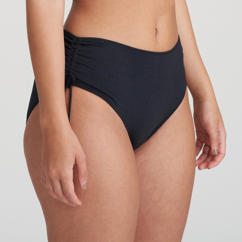 Bikini Tailleslip Met Koordjes en Noir