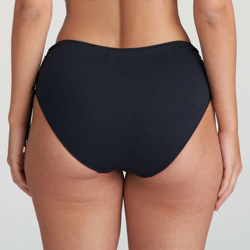 Bikini Tailleslip Met Koordjes en Noir