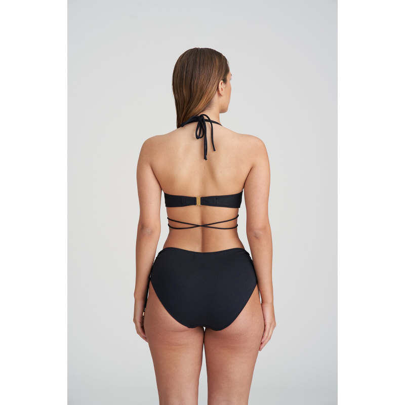 Bikini Tailleslip Met Koordjes en Noir