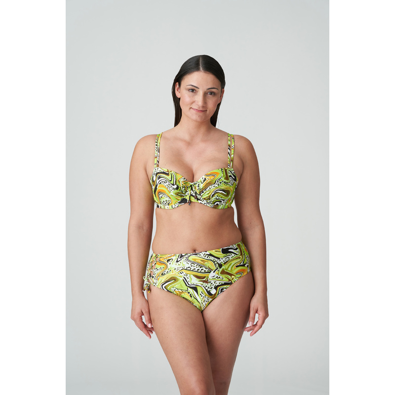 Voorgevormde Bikinitop in het Lime swirl Voorgevormde Bikinitop in het Lime swirl