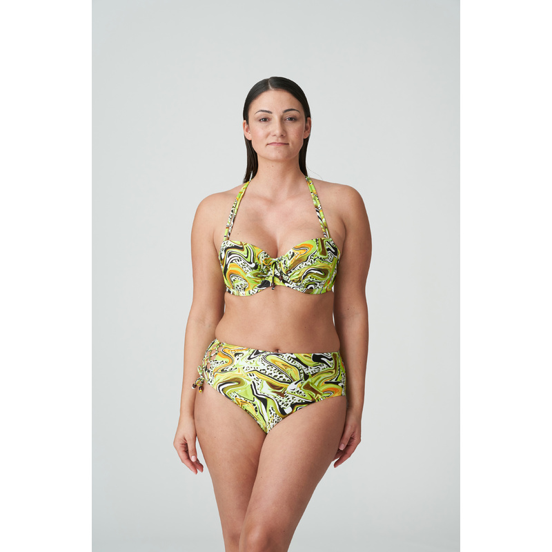 Voorgevormde Bikinitop in het Lime swirl Voorgevormde Bikinitop in het Lime swirl