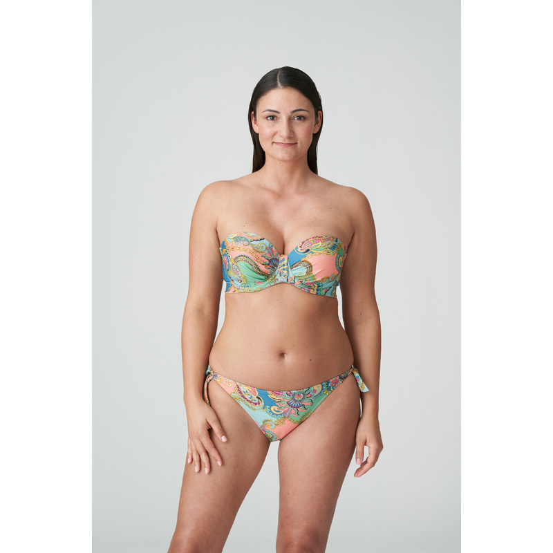 Voorgevormde Bikinitop Strapless in het Italian chic Voorgevormde Bikinitop Strapless in het Italian chic