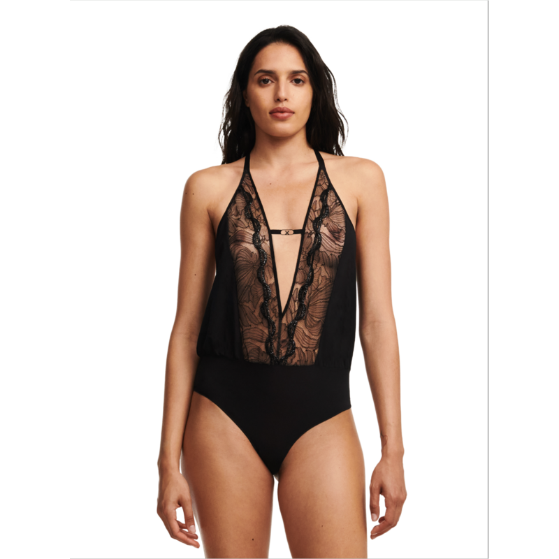 Bodysuit in het Zwart
