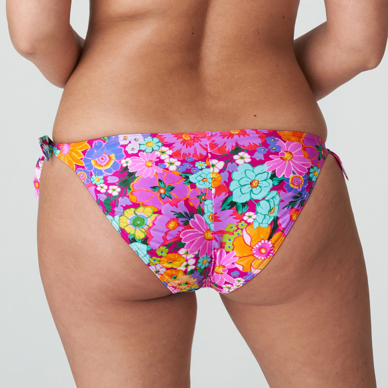 Bikini Heupslip Met Koordjes en Floral explosion