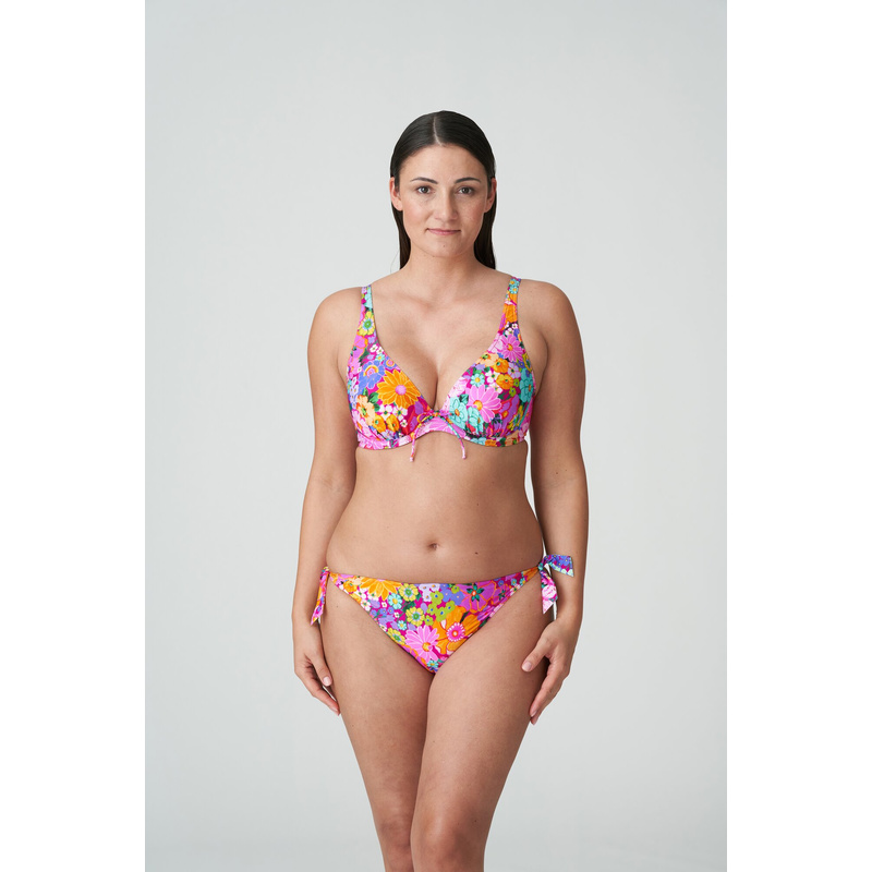 Bikini Heupslip Met Koordjes en Floral explosion
