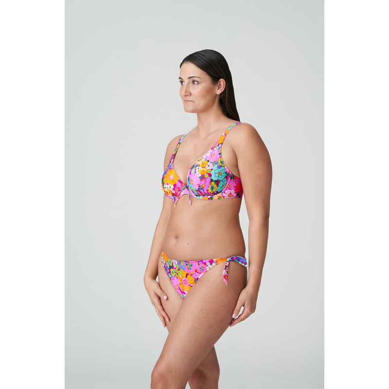 Bikini Heupslip Met Koordjes en Floral explosion
