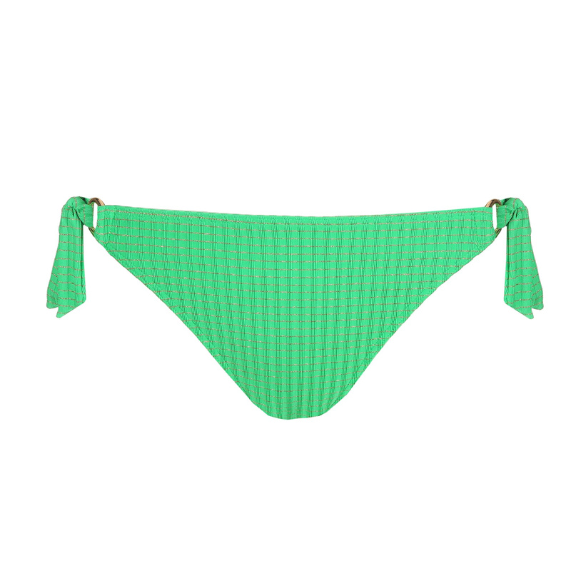 Bikini Heupslip Met Koordjes in het Lush green