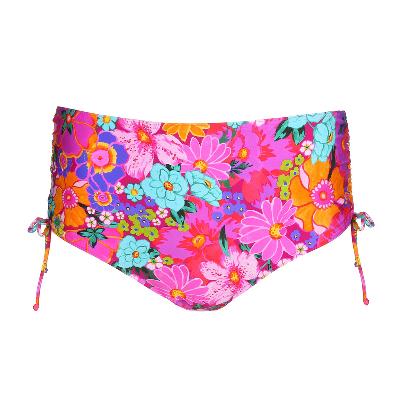 Bikini Tailleslip Met Koordjes in het Floral explosion