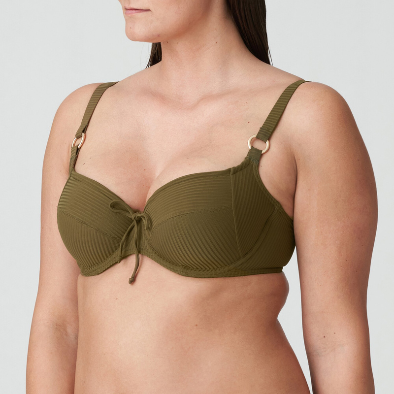 Bikinitop Met Beugel in het Olive