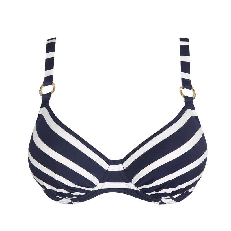 Bikinitop Met Beugel in het Water blue