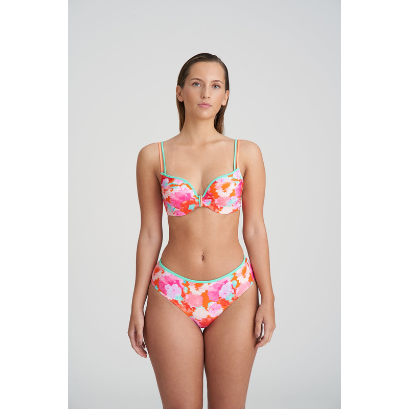 Voorgevormde Bikini Hartvorm in het Neon sunset